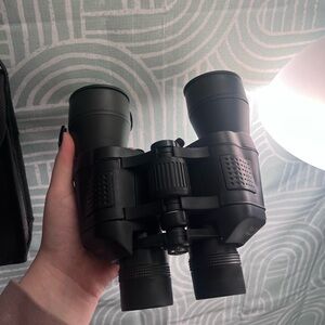 Vivitar 10x50 Binoculars w/ Carry Case Strap Black